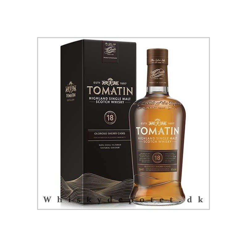 Tomatin 18 år (2016) Oloroso Sherry Casks Single malt 46% 70 cl.