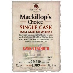 Glen Elgin Mackillop´s Choice Cask Strength 54,2% 70 cl. Flaske Nr. 144
