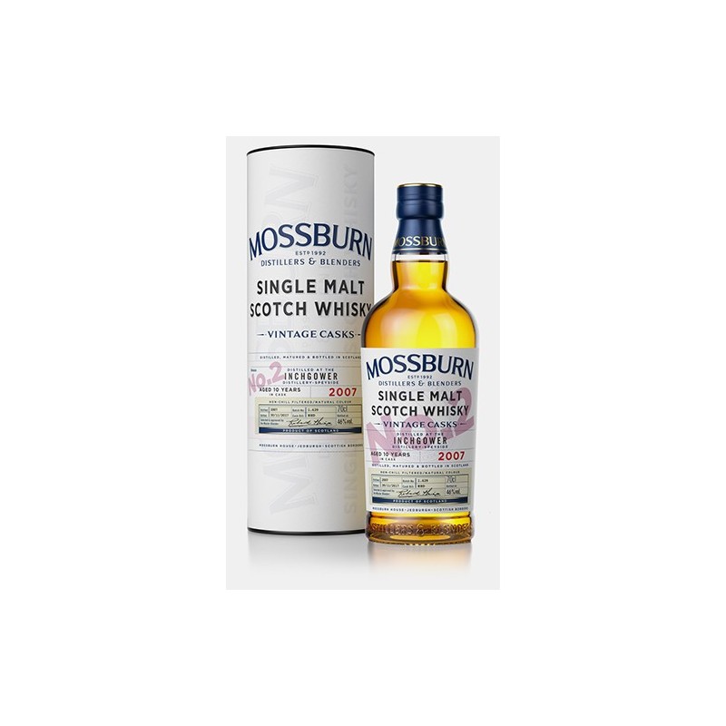 Inchgower Mossburn 10 år 46% 70cl.