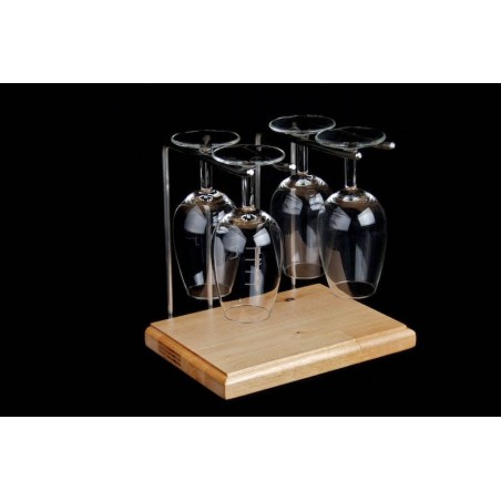 Glasholder, dobbelt til 4 glas.