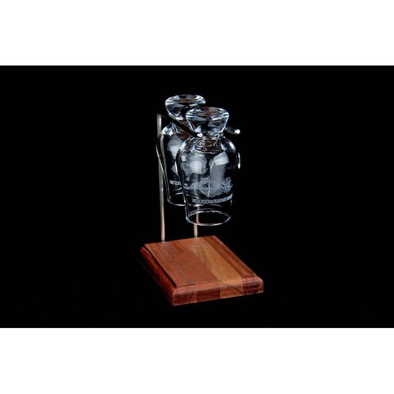 Glasholder, enkelt til 2 glas.