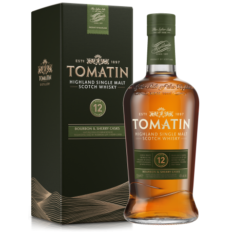 Tomatin 12 år Single malt 40% 70 cl.