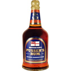 Pusser's British Navy Rom (Blå) 40% - Whiskydepotet - Vejle -