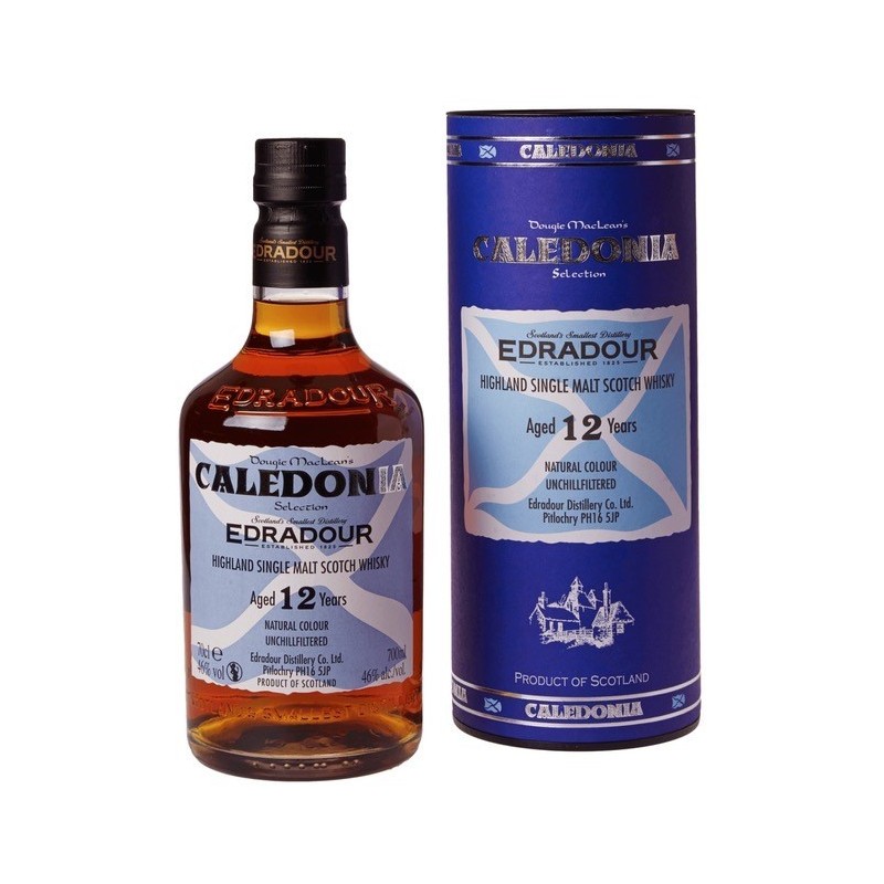 Edradour "Caledonia" 12 år Single Malt 46% - WhiskyDepotet.dk