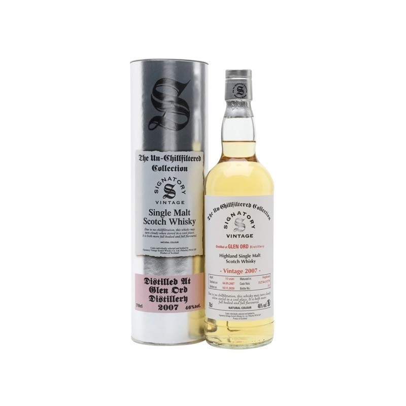 Glen Ord 2007 13år - Hogshead - Northern highland 46% Hogsheads Signatory