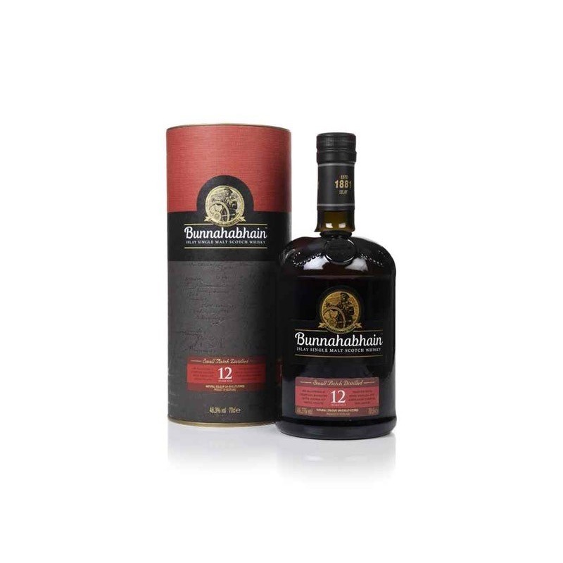 Bunnahabhain Islay Single Malt Scotch whisky 12 år 46.3% 70cl.