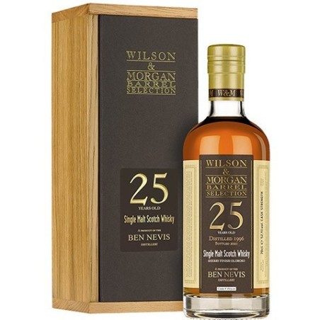 Ben Nevis 25 År Wilson & Morgan. En eksklusiv cask strength single malt til dem der elsker Highland whisky.