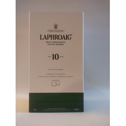 Laphroaig 10 år Single Malt inklusiv 2 glas